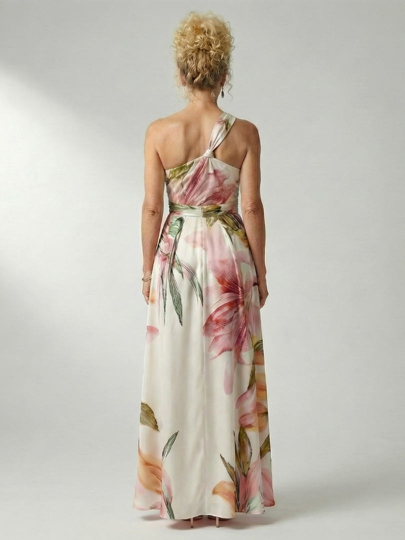 Amiel | Licht Floral Maxi Jurk