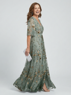 Selora | Halter Bloom Flow Maxi Jurk