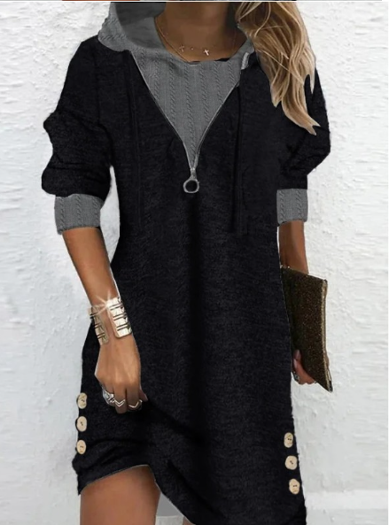 Silvana - Jurk Met Capuchon Voor Een Sportieve En Trendy Look