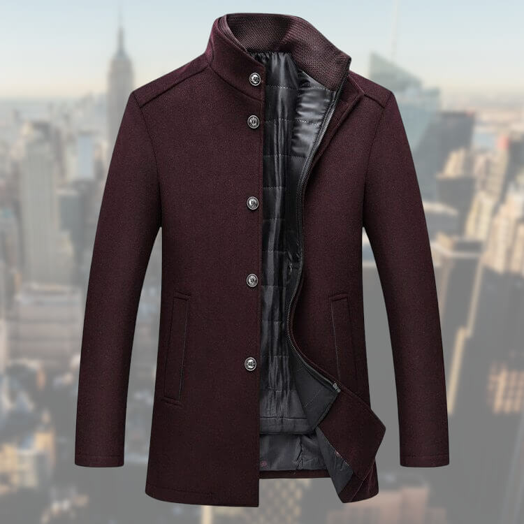 Matteo - Mantel heren met gilet