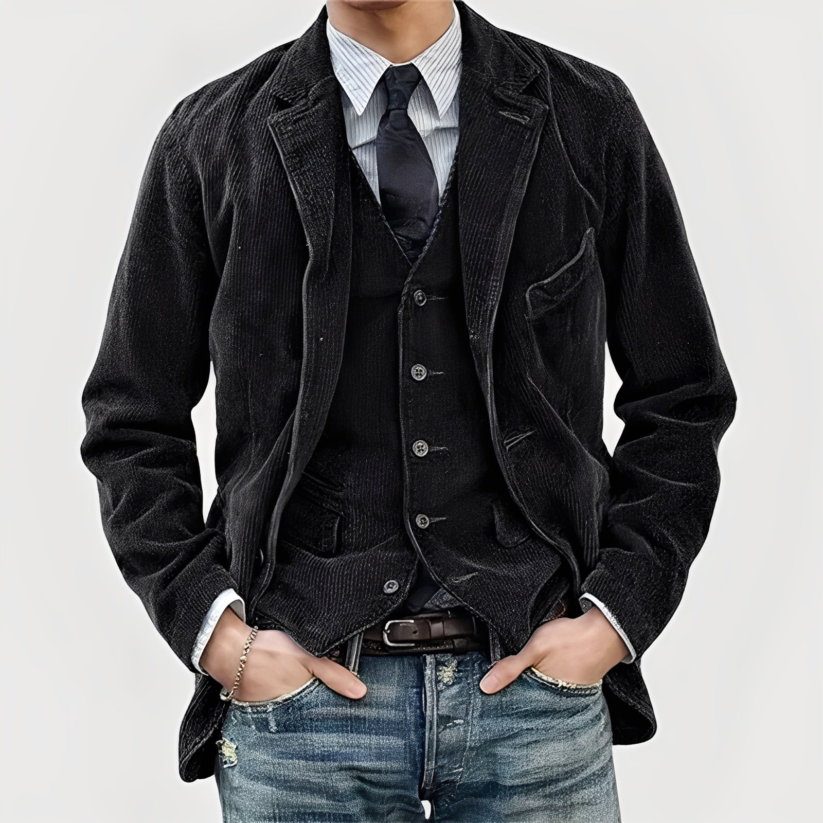 James - Vest Gilet Vintage Heren