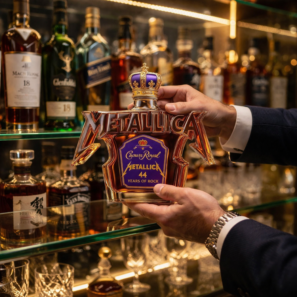 Whisky Decanter | Rock Metallica Editie