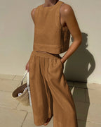 Livia – Maxi-Jurk Met Een V-Hals En Elegante Details, Van Zacht Katoen