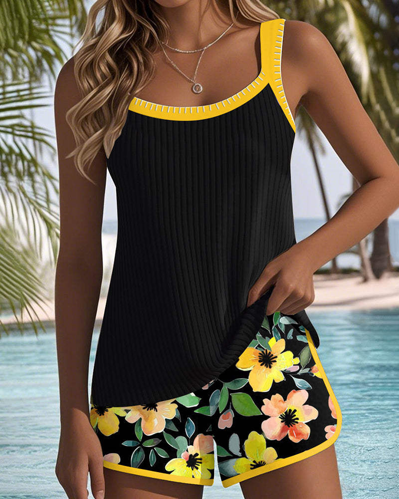 Emma | Tweedelige Elegante Tankini Set