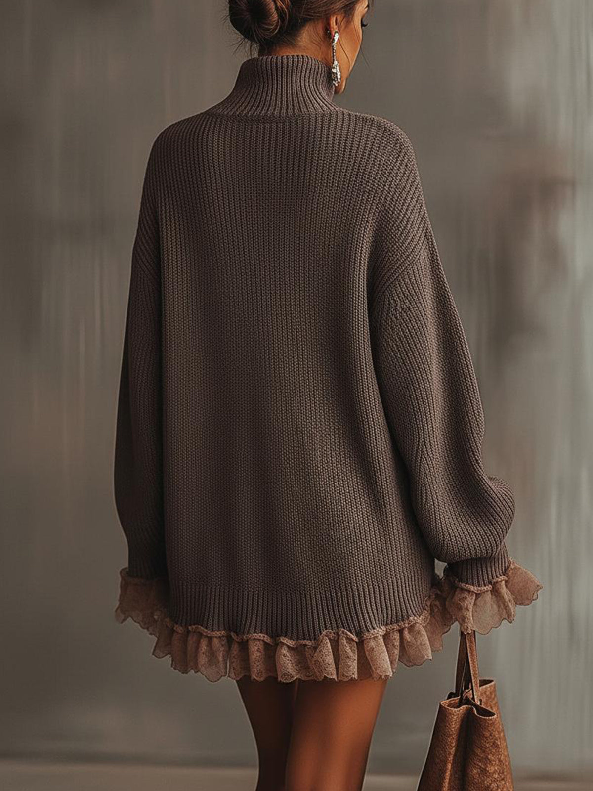 Nina | Gerimpelde Brei Jurk
