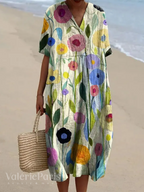 Luchtige damesjurk met bloemenprint | Comfortabel en Flatterend