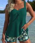 Emma | Tankini Gestreept met Tweedelig Strandbroekje