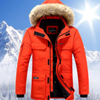 Nolan - Parka heren met bontkraag