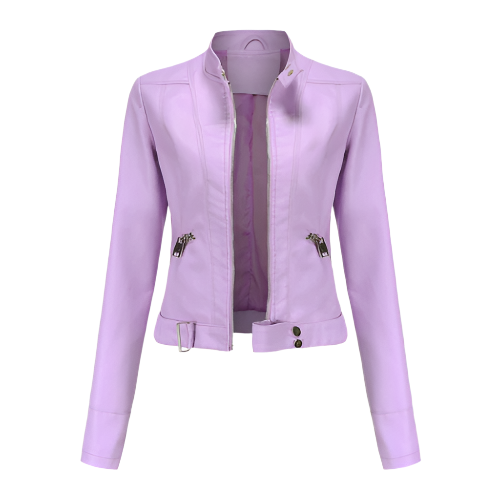 Roza - Leren Jas dames elegant