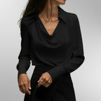 Violet™ | Elegante chemisier en satijn