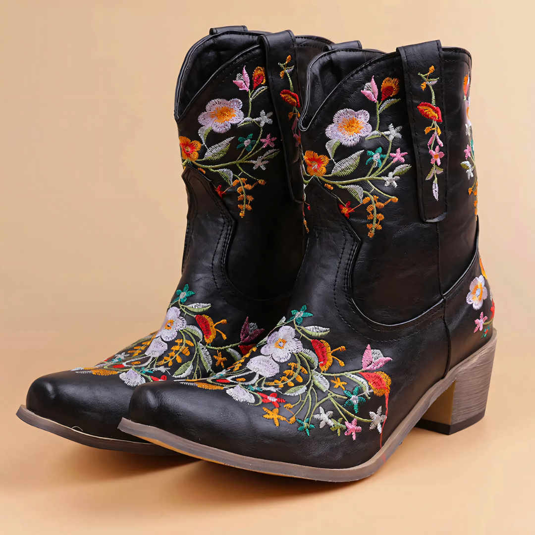 Chloé – Weerbestendige Cowgirl Laarzen In Vintage Stijl