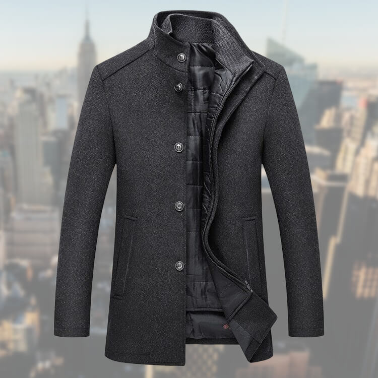 Matteo - Mantel heren met gilet