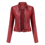 Roza - Leren Jas dames elegant