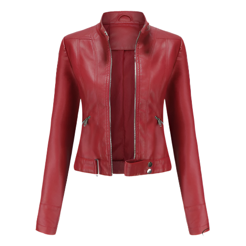Roza - Leren Jas dames elegant