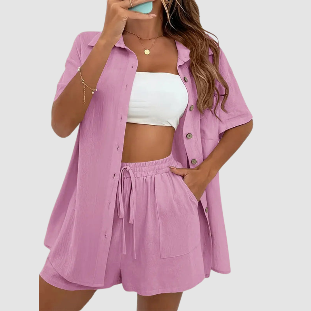 Frances™ Elegante Zomer Twee Delige Set