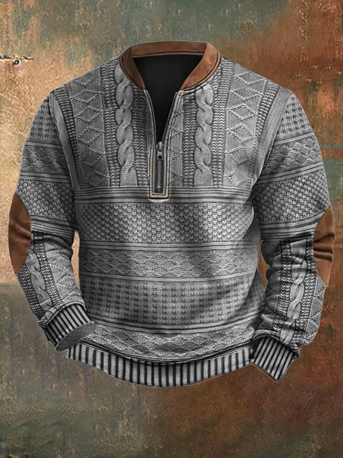 Phillip - Heren Sweater Gebreid Vintage