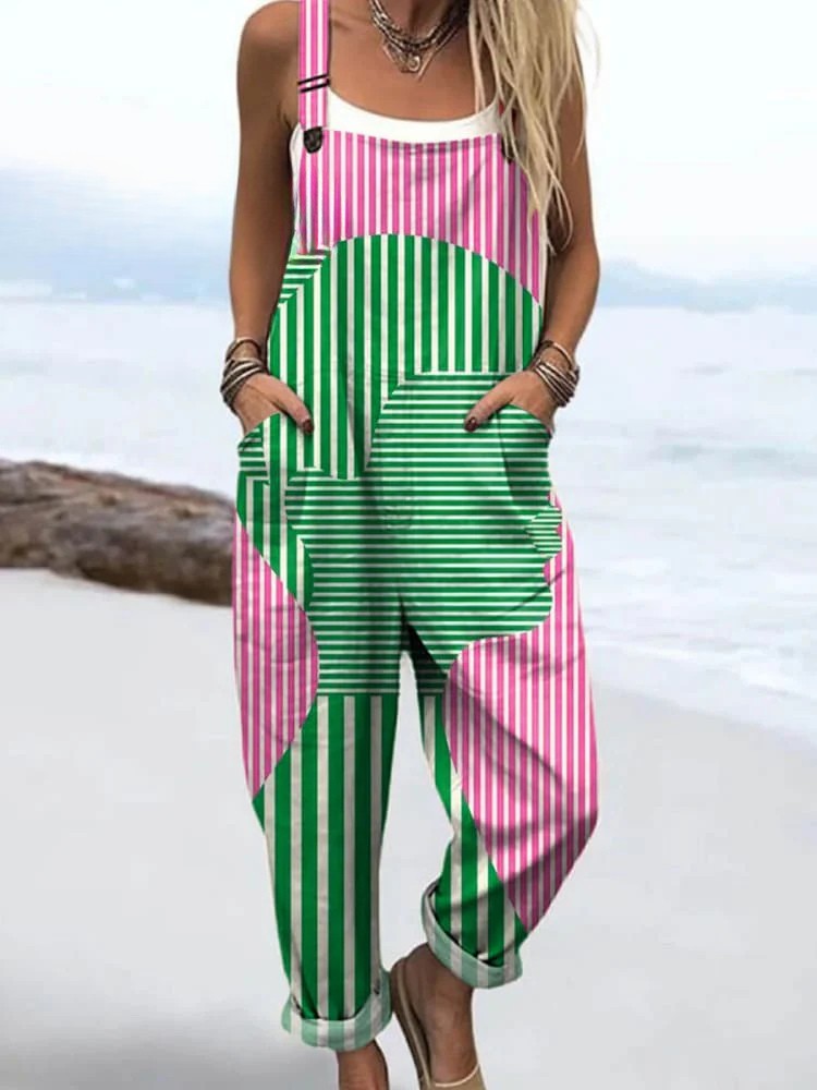 Abstracte Vorm Jumpsuit
