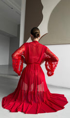 Keira™ | Transparante Kanten Kimono Ochtendjas