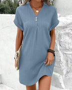 Astrid - Comfortabele Midi Zomerjurk