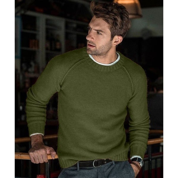 Heren Gebreide Trui Zacht Casual Comfortabel