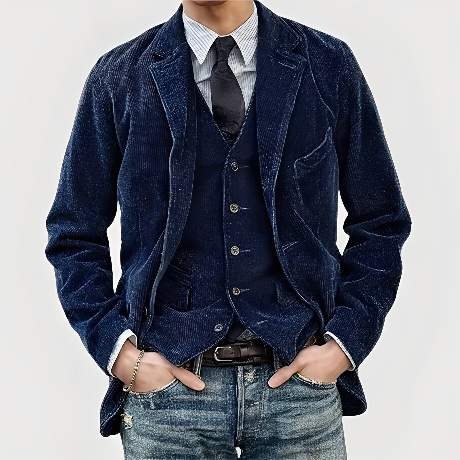 James - Vest Gilet Vintage Heren