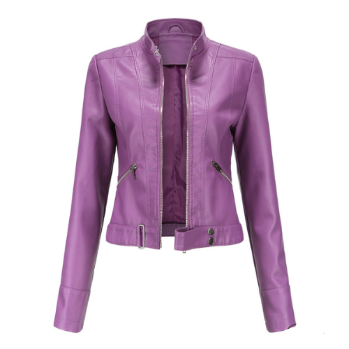 Roza - Leren Jas dames elegant