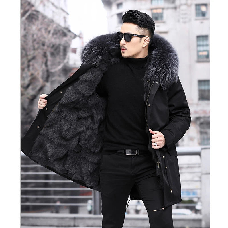 Louis - Parka heren bont