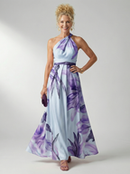 Amiel | Licht Floral Maxi Jurk