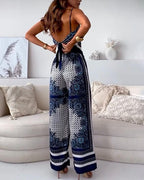 Helen | Vakantie Klaar Stijlvolle Vetersluiting Vest & Broek Twee-Delige Set Jurk