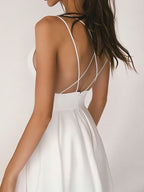 Charline - Elegante Jurk Met V-Hals