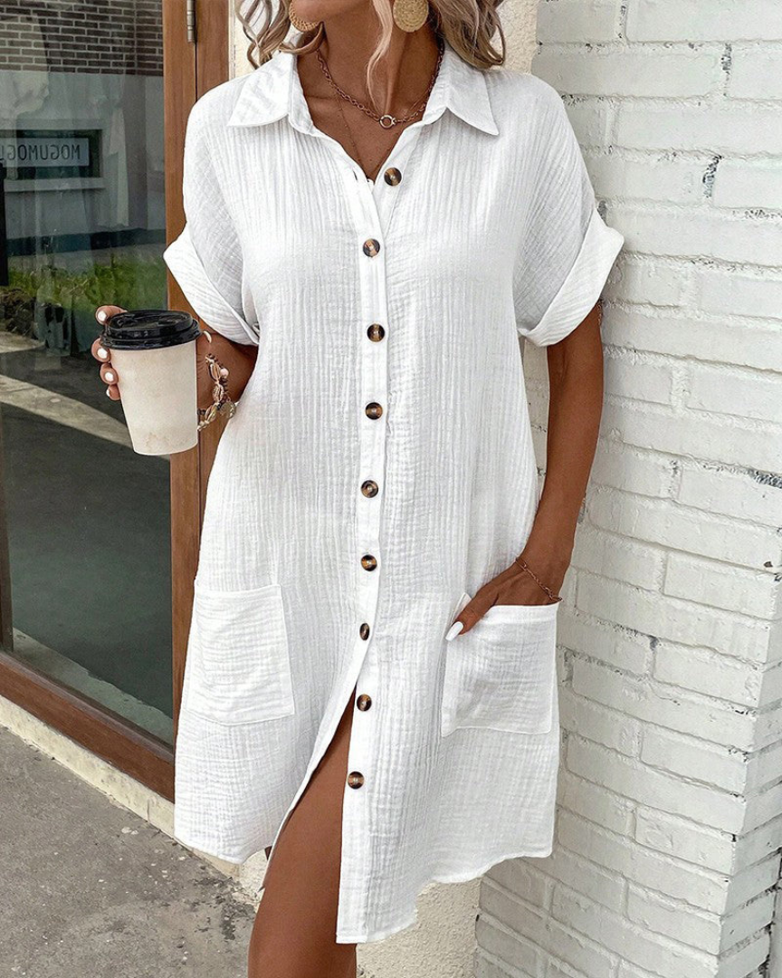 Linda - Luchtige Zomer Blousejurk