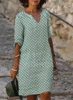 Annie - Tijdloze Midi Jurk Dames
