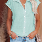 Odelia - Luchtige Zomerblouse Met Elegante Afwerking