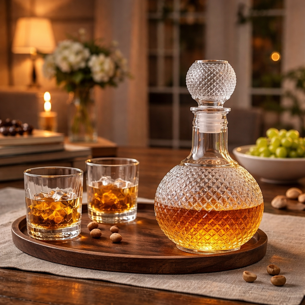 Whisky Decanter | Gegraveerde Kristal Editie Met Stopper