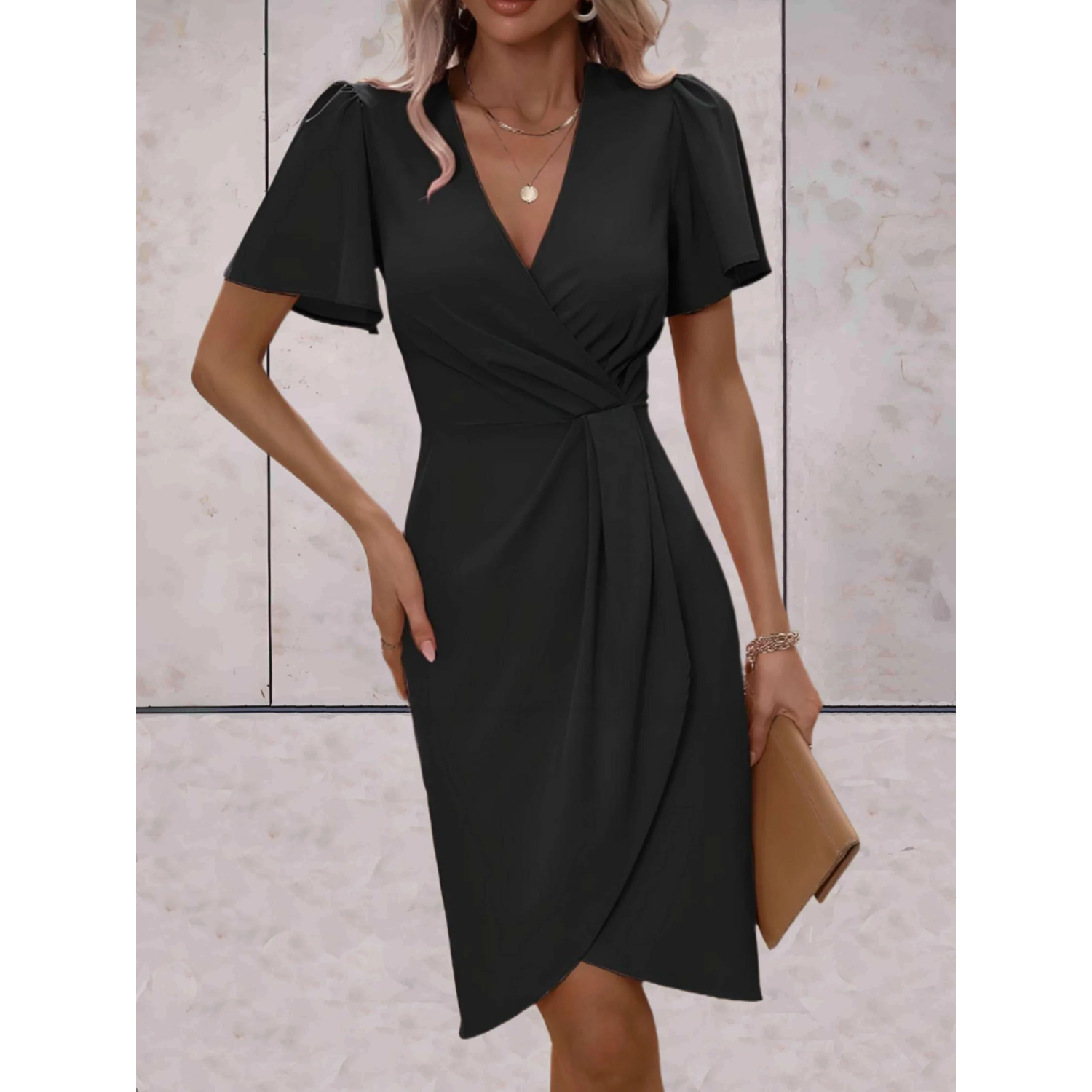 Evelina - Elegante Wikkeljurk