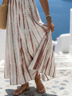 Karys | Casual Fit Zachte Verf Midi Jurk