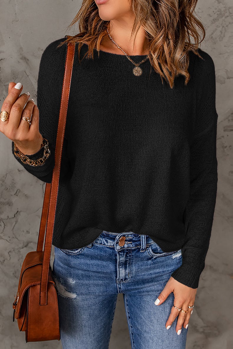 Dames Trui Col Rond Casual Comfortabel