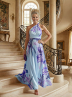 Amiel | Licht Floral Maxi Jurk