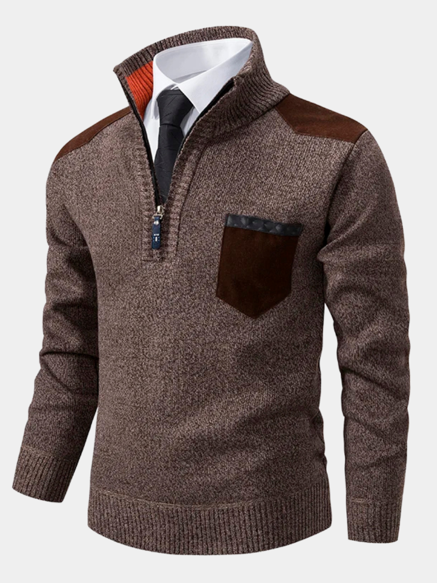 Noah - Trui  Half Zip Heren