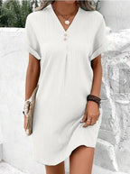 Astrid - Comfortabele Midi Zomerjurk