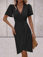 Marja - Elegante Midi Wikkeljurk