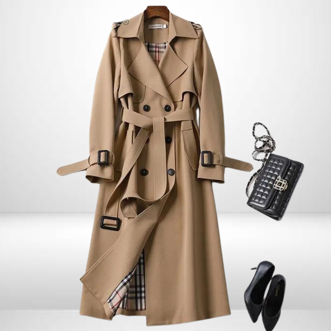Clare - Trenchcoat dames lang