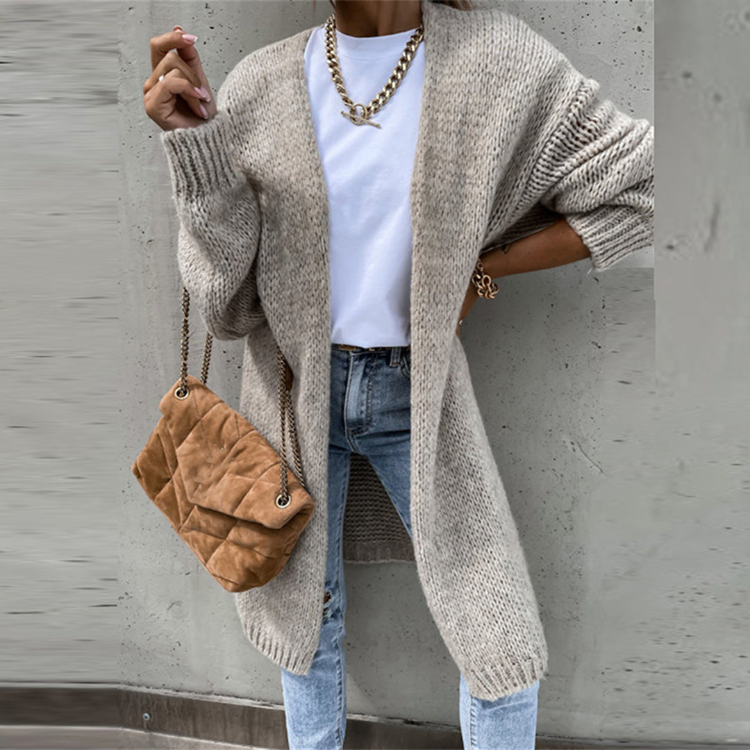 Dames Cardigan Gebreid Los Comfortabel