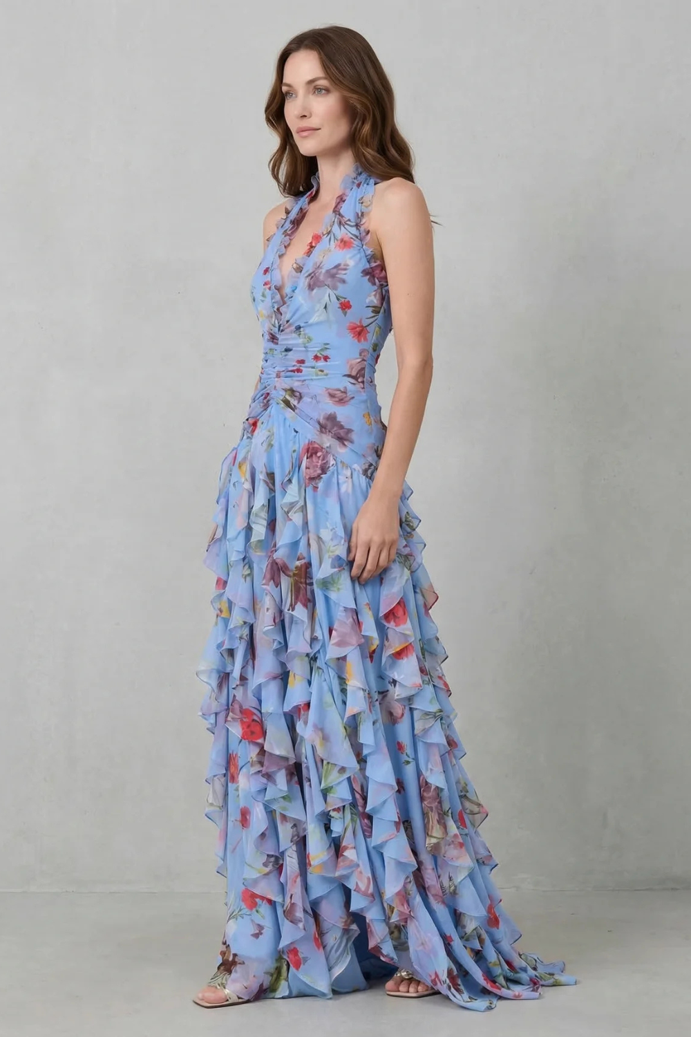 Belladina | Halter Maxi Jurk