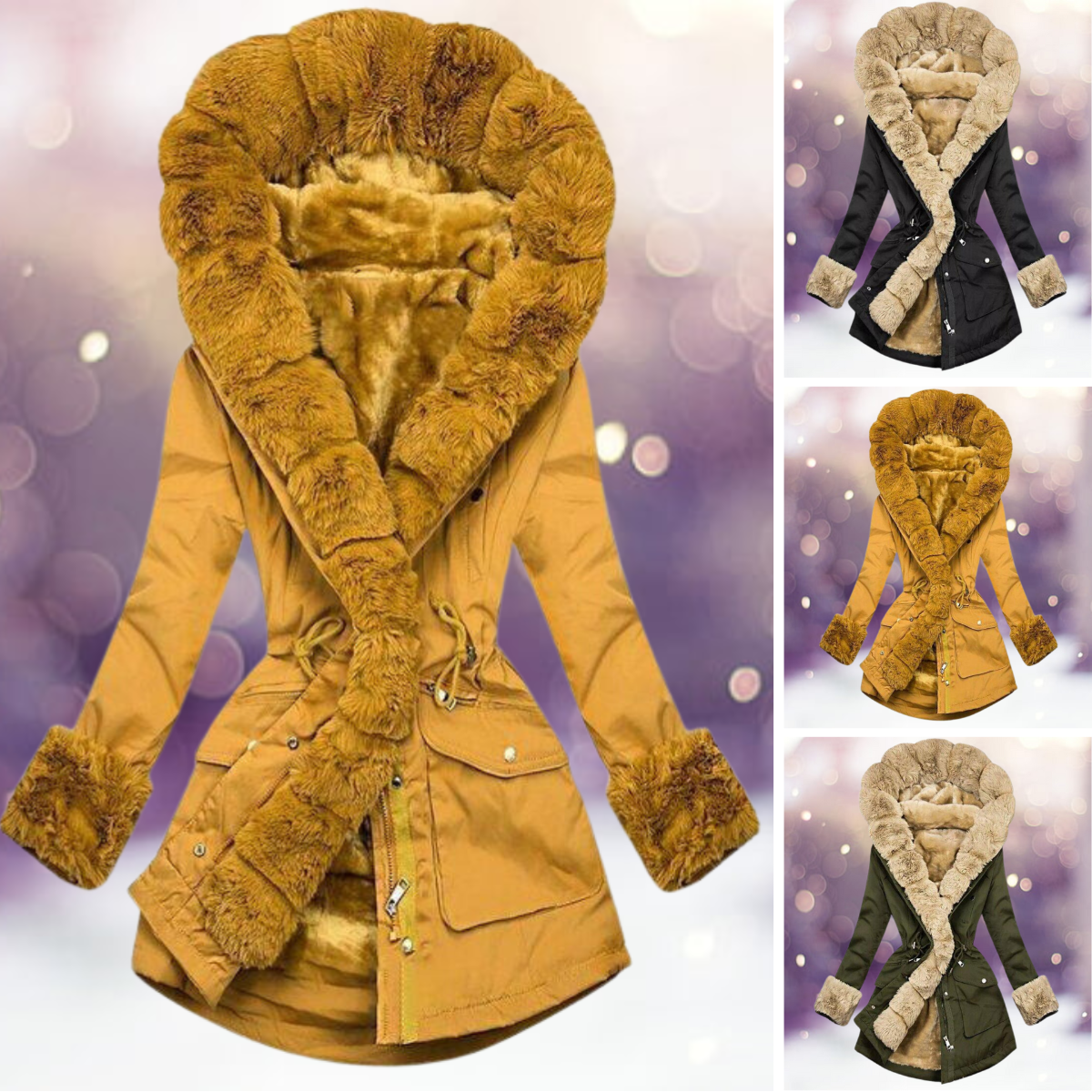 Chantal - Parka winterjas dames