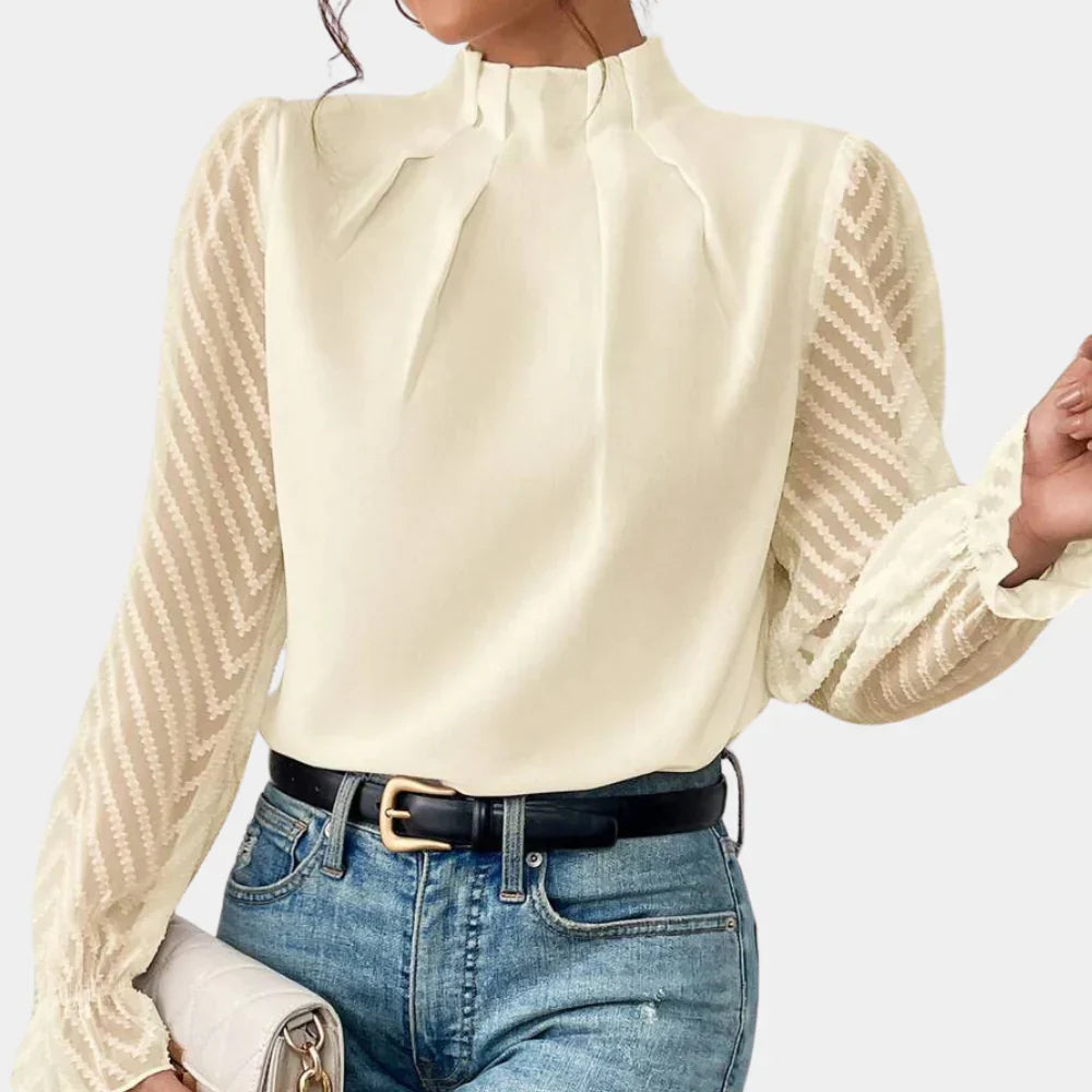 Ava | Lichte blouse van mousseline