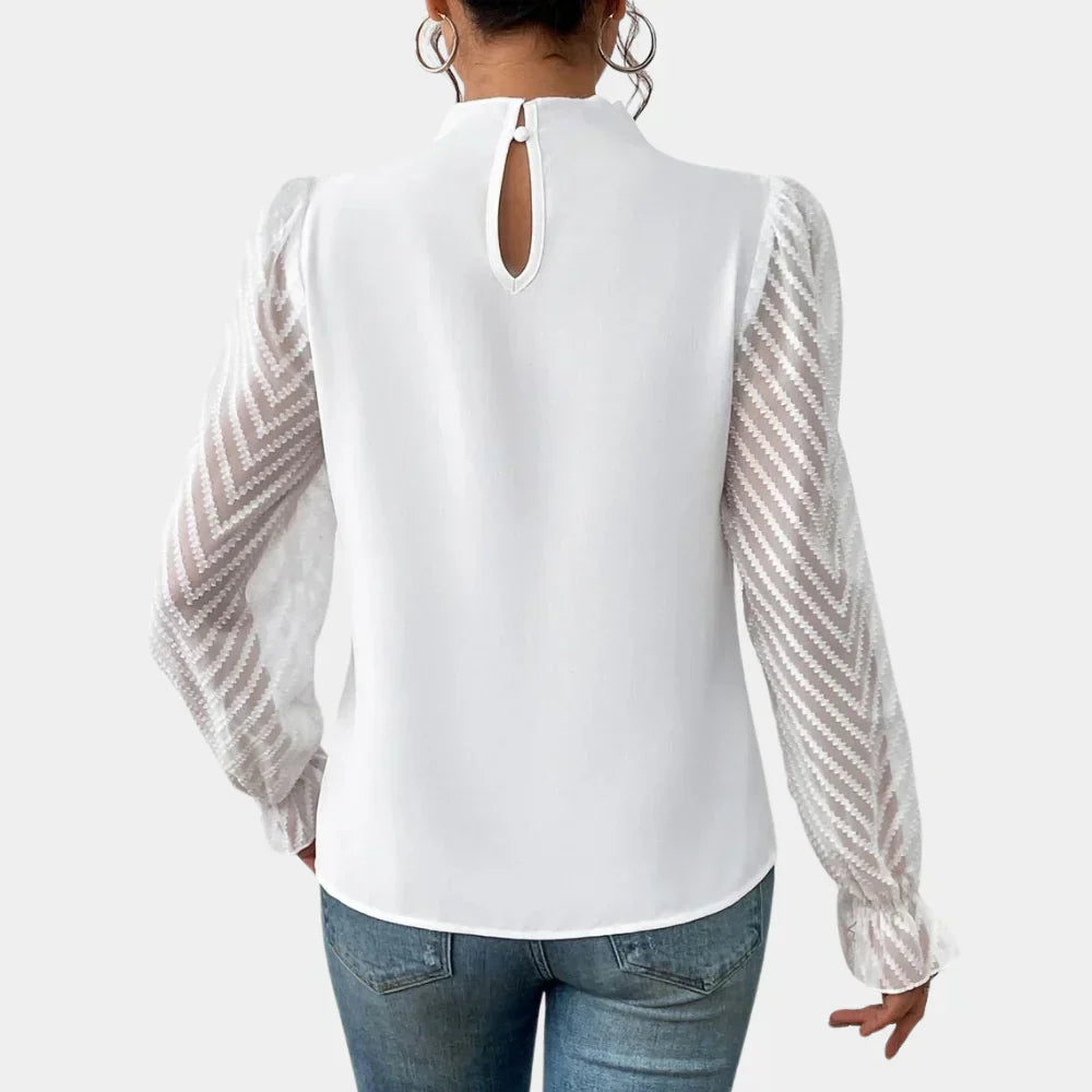 Ava | Lichte blouse van mousseline