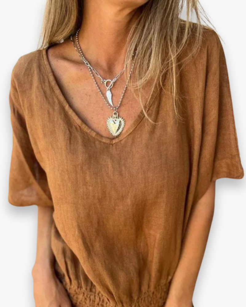 Casual Zomertop Voor Dames | Ademend