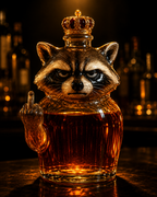 Whisky Decanter | Rebel Waschbeer Editie
