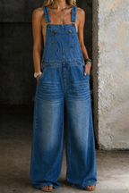 Harper | Denim Jumpsuit met Elastische Taille
